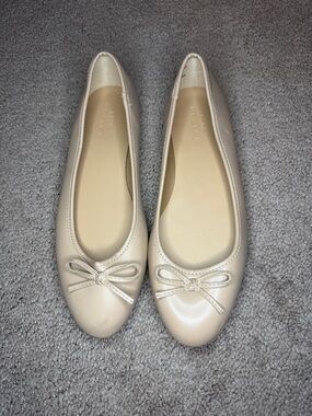 ASOS Nude Bow Ballet Flats - Women